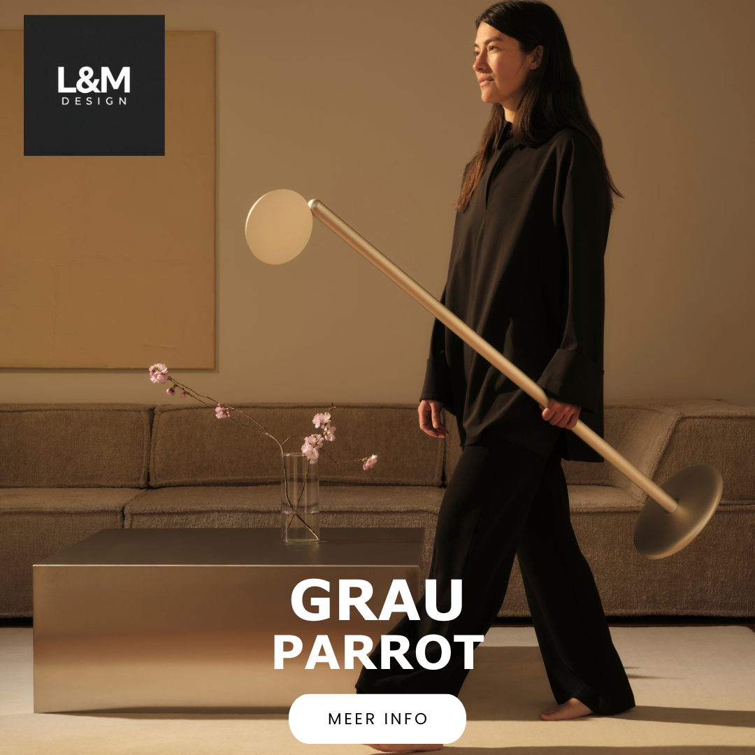 grau parrot oplaadbare leeslamp
